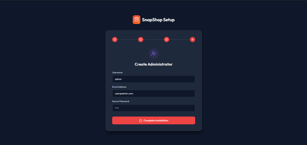 Create Administrator